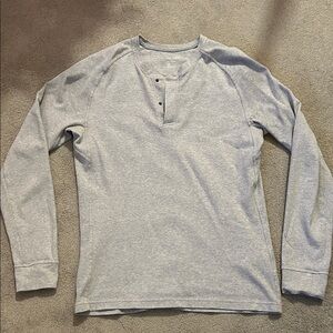 Arc'teryx Light Gray Long Sleeve Henley